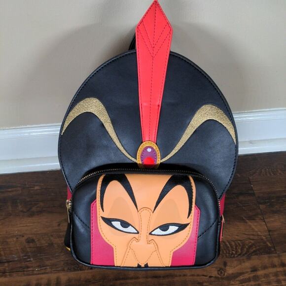 Loungefly Disney Aladdin Jafar Mini Backpack WDBK1149 Wallet WDWA1269 Set - Picture 2 of 12